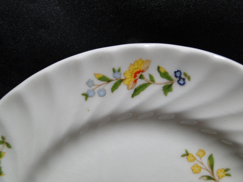 Aynsley Cottage Garden, Flowers & Butterfly: Bread Plate (s), 6 1/4"