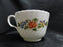 Aynsley Cottage Garden, Flowers & Butterfly: Cup & Saucer Set, 2 1/2", Flaw