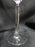 Mikasa Park Avenue, Vertical Cuts: Wine Glass, 8" Tall, As Is