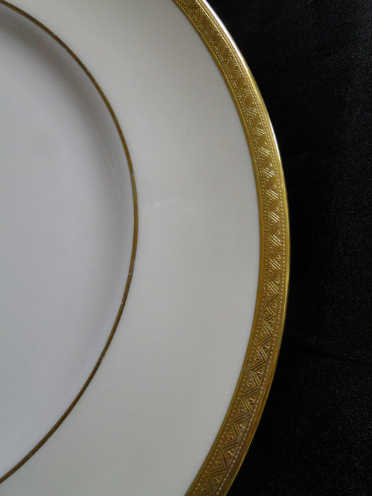Royal Doulton The Agincourt, Gold Encrusted: Dinner Plate (s), 10 3/4", As Is