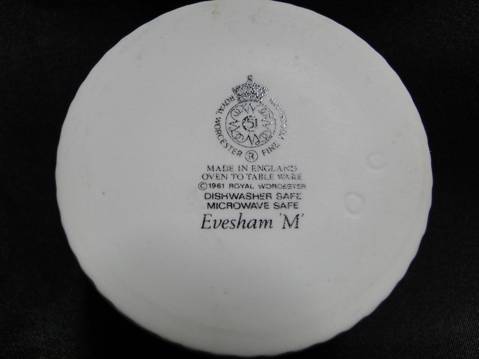 Royal Worcester Evesham "M", No Trim, Microwave Safe, Fruit: Ramekin, 3 1/4"