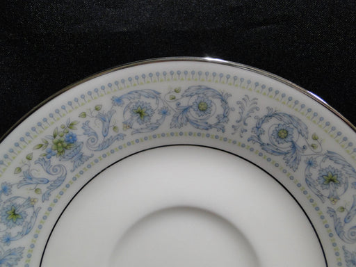 Noritake Monteleone, 7569, Blue & Gold Scrolls: 6" Saucer Only, No Cup