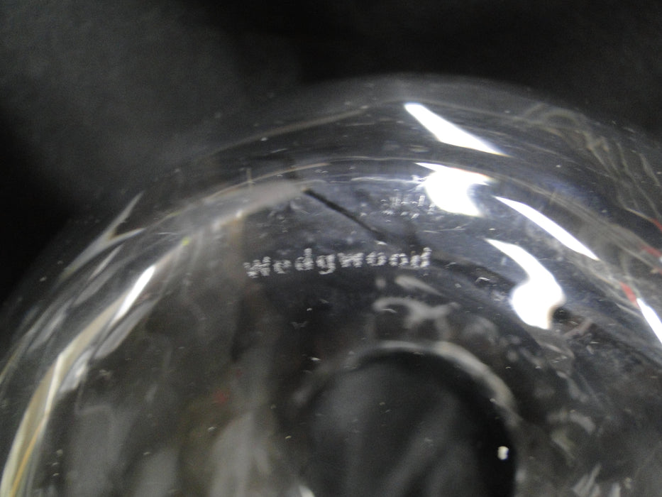 Wedgwood Devon, Clear Heavy Optic: Rose Bowl, 5 5/8" Tall, Original Sticker