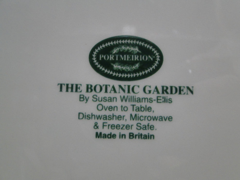 Portmeirion Botanic Garden: Dinner Plate, 10 1/2", Virgins Bower, Britain