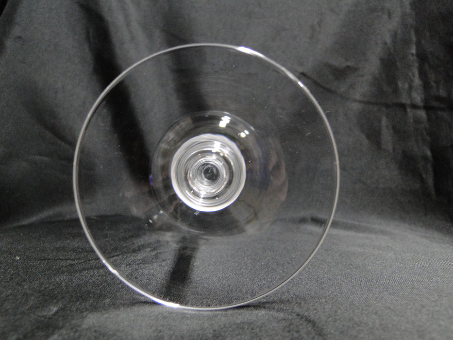 Sasaki Isabelle, Frosted Ball on Stem: Water or Wine Goblet, 9 1/8" Tall, As Is