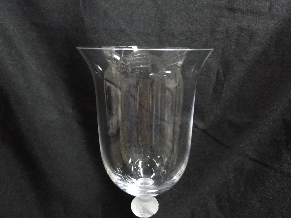 Sasaki Isabelle, Frosted Ball on Stem: Water or Wine Goblet (s), 9 1/8" Tall