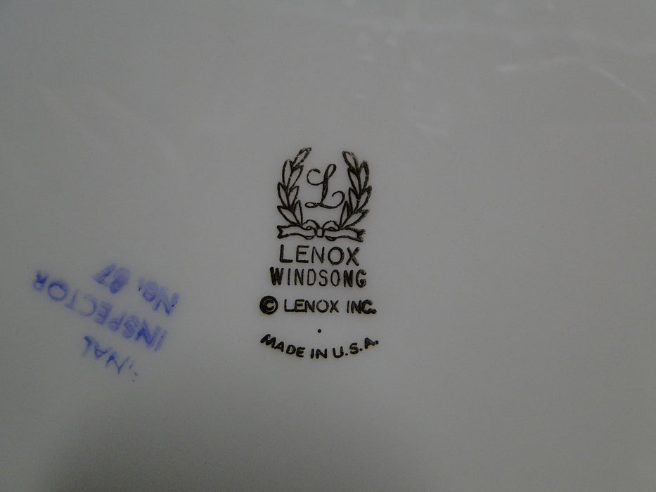 Lenox Windsong, White Flowers, Platinum: Dinner Plate (s), 10 5/8"