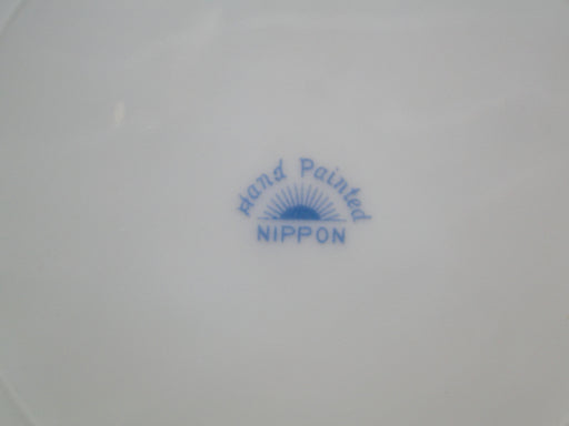 Nippon Yellow & Pink Flowers, Green Leaves, Gold Trim: Bread Plate (s), 6 1/4"