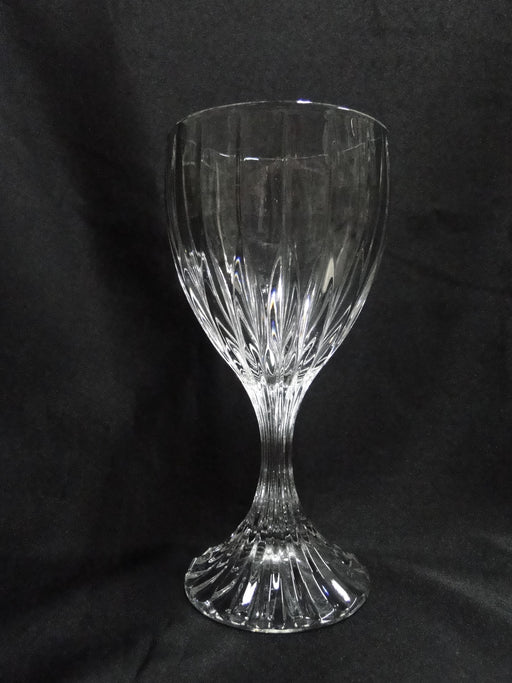 Mikasa Park Lane, Vertical Cuts: Water or Wine Goblet (s), 6 3/4" Tall