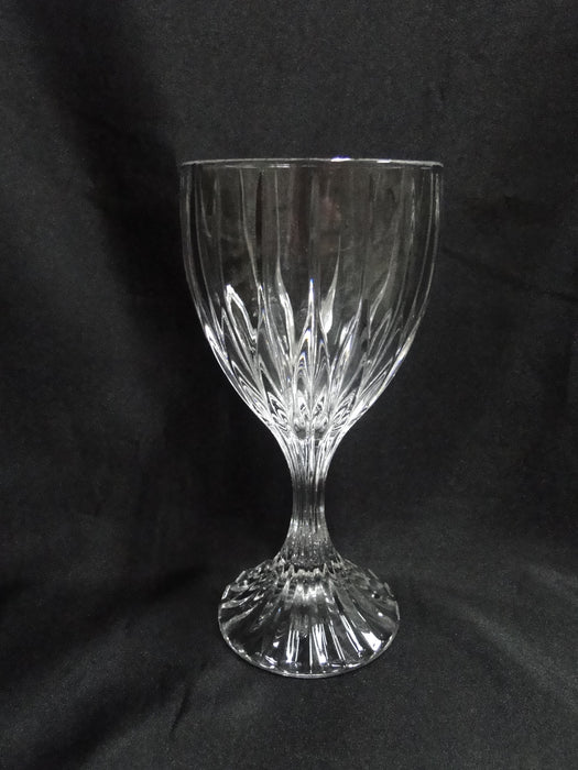 Mikasa Park Lane, Vertical Cuts: Water or Wine Goblet (s), 6 3/4" Tall