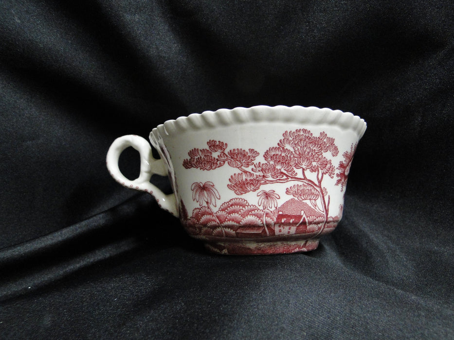 Copeland Spode's Tower Pink, Flowers & Scene: Coffee Pot & Lid, 8 1/4 —  Dishes Encore