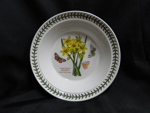 Portmeirion Botanic Garden: Rim Soup Bowl, 8 1/2", Small Narcissus, Britain