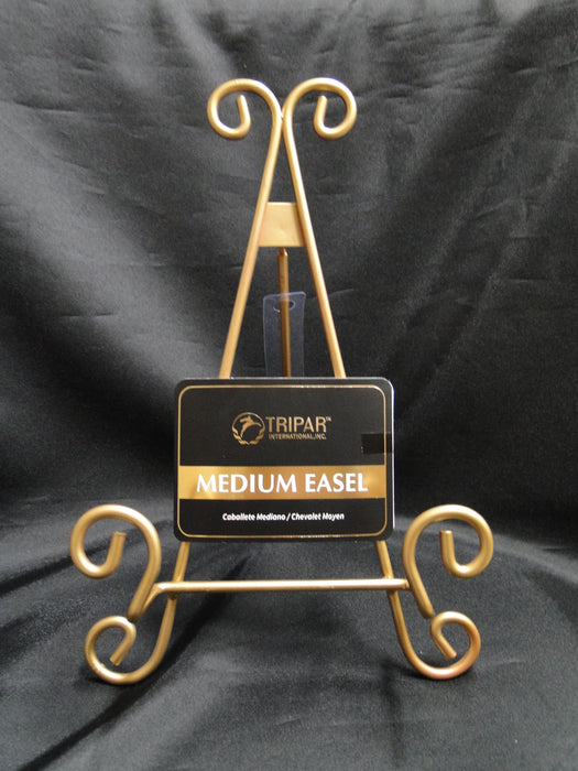 Tripar Stratford Gold Metal Medium Display Easel for One 8"-12" Item