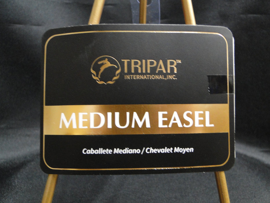 Tripar Stratford Gold Metal Medium Display Easel for One 8"-12" Item