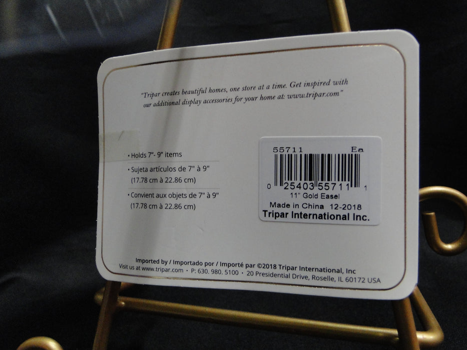 Tripar Stratford Gold Metal Medium Display Easel for One 8"-12" Item