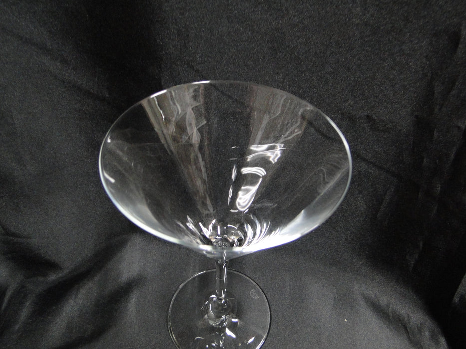 Rona Artist, Clear & Smooth, Lead-Free:  Set of 6 NEW Martini Glasses, 7 1/2"