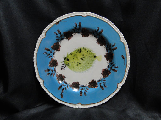 Lou Rota Nature Table, Anthropologie: Pufferfish Salad / Dessert Plate, 9 1/4"