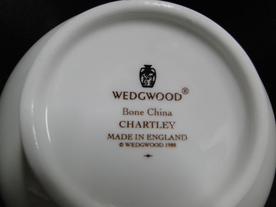 Wedgwood Chartley, Blue Edge: Open Sugar / Rice Bowl (s), 4" x 2 3/8"
