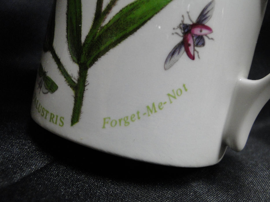 Portmeirion Botanic Garden: Mug, 4 3/4", Forget-Me-Not & Butterfly, Britain