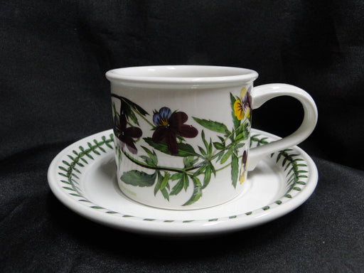 Portmeirion Botanic Garden: Cup & Saucer Set, 2 5/8", Heartsease, Britain