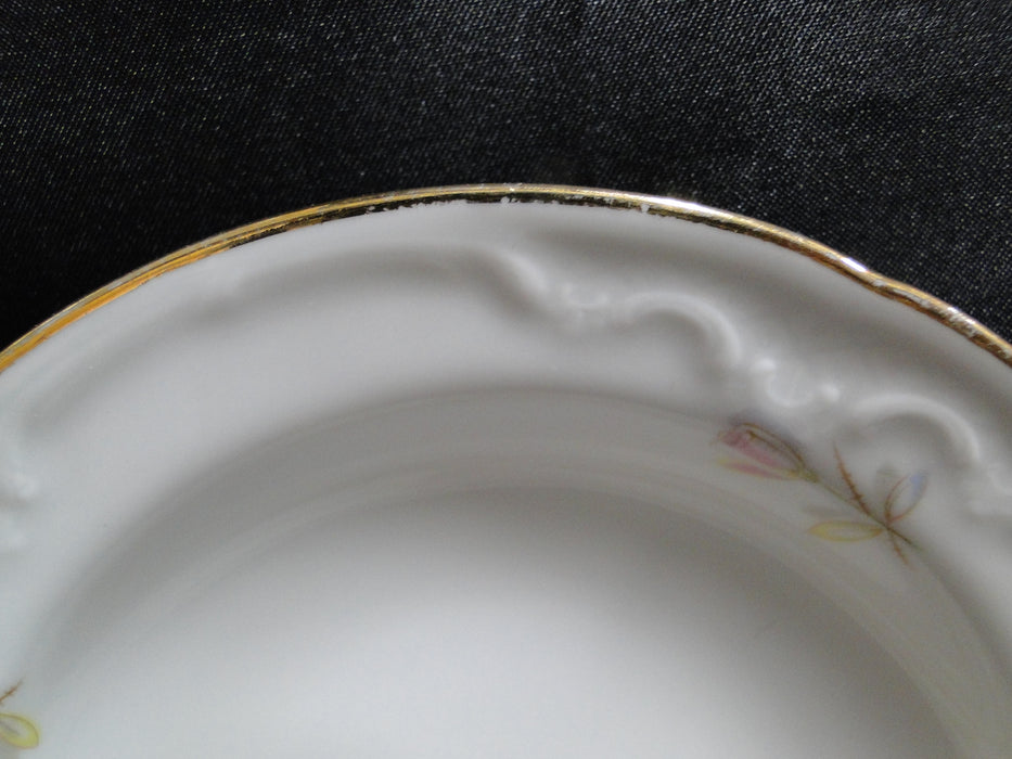 Eschenbach White w/ Pink & Yellow Flowers ESC302: Fruit Bowl (s), 5 1/2"