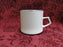 Mikasa Rochelle, White Floral Border, Platinum Trim: Cup and Saucer Set (s)