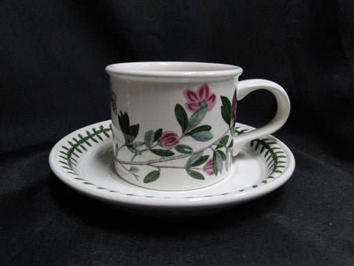 Portmeirion Botanic Garden: Cup & Saucer Set, 2 5/8", Rhododendron, Britain