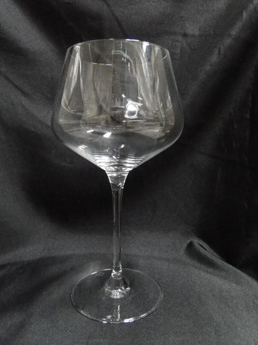 Rona Artist, Clear & Smooth, Lead-Free:  Set of 6 NEW Burgundy Wine Glasses, 9"