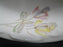 Eschenbach White w/ Pink & Yellow Flowers ESC302: Oval Serving Bowl, 9 1/2"