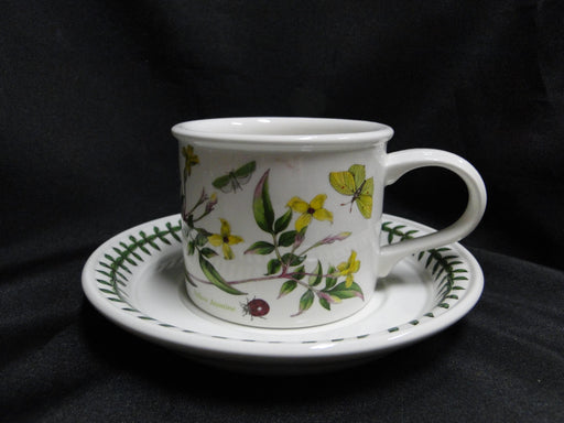 Portmeirion Botanic Garden: Cup & Saucer Set, 2 5/8", Yellow Jasmine, Britain