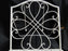 Tripar Distressed White / Cream Metal Display Stand for One Book