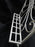 Tripar Distressed White / Cream Metal Display Stand for One Book