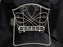 Tripar Distressed White / Cream Metal Display Stand for One Book