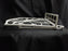 Tripar Distressed White / Cream Metal Display Stand for One Book