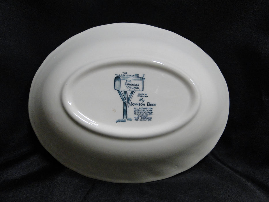 Johnson Brothers Friendly Village, England: Oval Serving Bowl (s), 9"