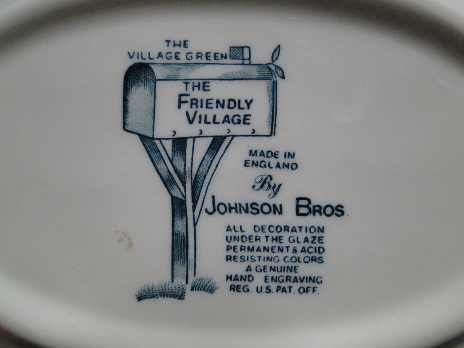Johnson Brothers Friendly Village, England: Oval Serving Bowl (s), 9"