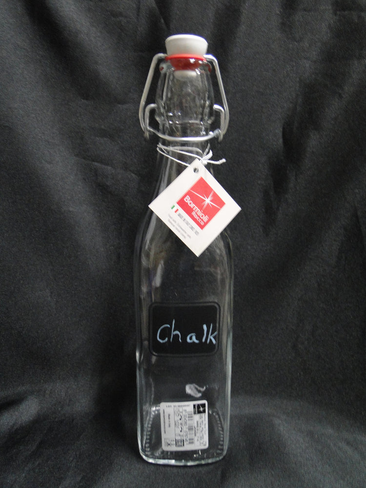 Steelite Bormioli Rocco, Italy: NEW Chalkboard Swing Bottle (s), 10 1/2”, 17 oz