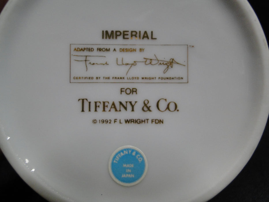 Tiffany Imperial, Frank Lloyd Wright, Gold Squares: Mug (s), 3 1/2" Tall