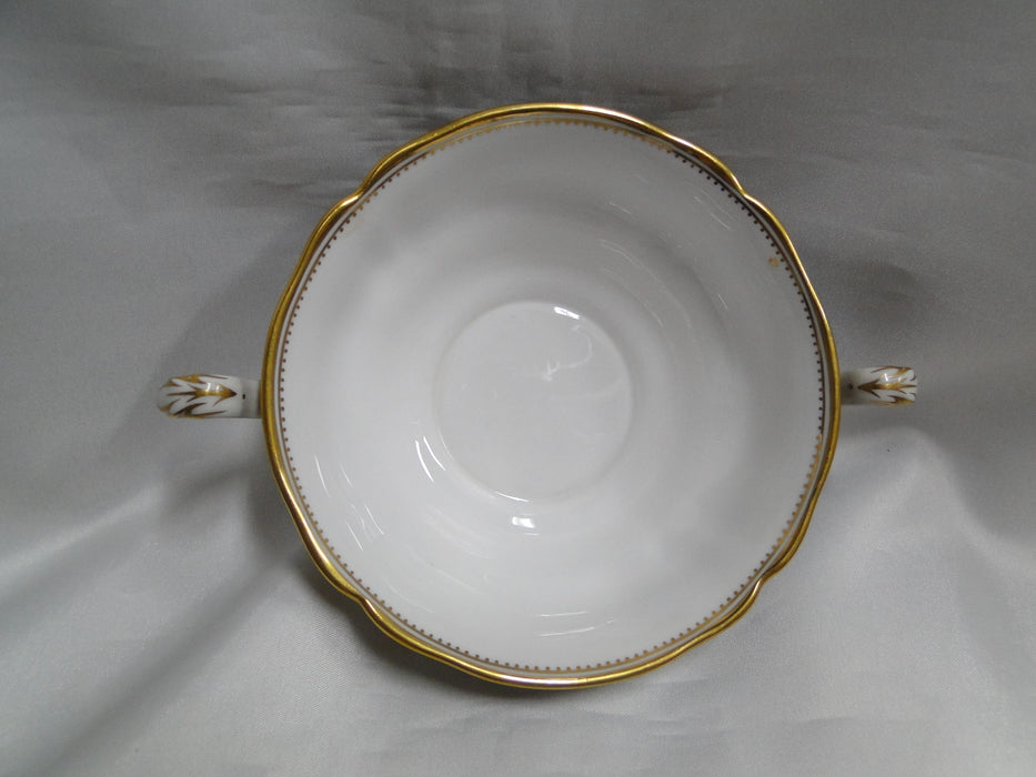 Spode Lancaster Cobalt, Blue & Gold on White: Cream Soup & Saucer Set (s)