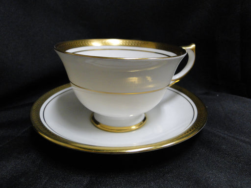 Aynsley Elizabeth, Gold Laurel, Smooth: Cup & Saucer Set (s), 2 1/2" Tall