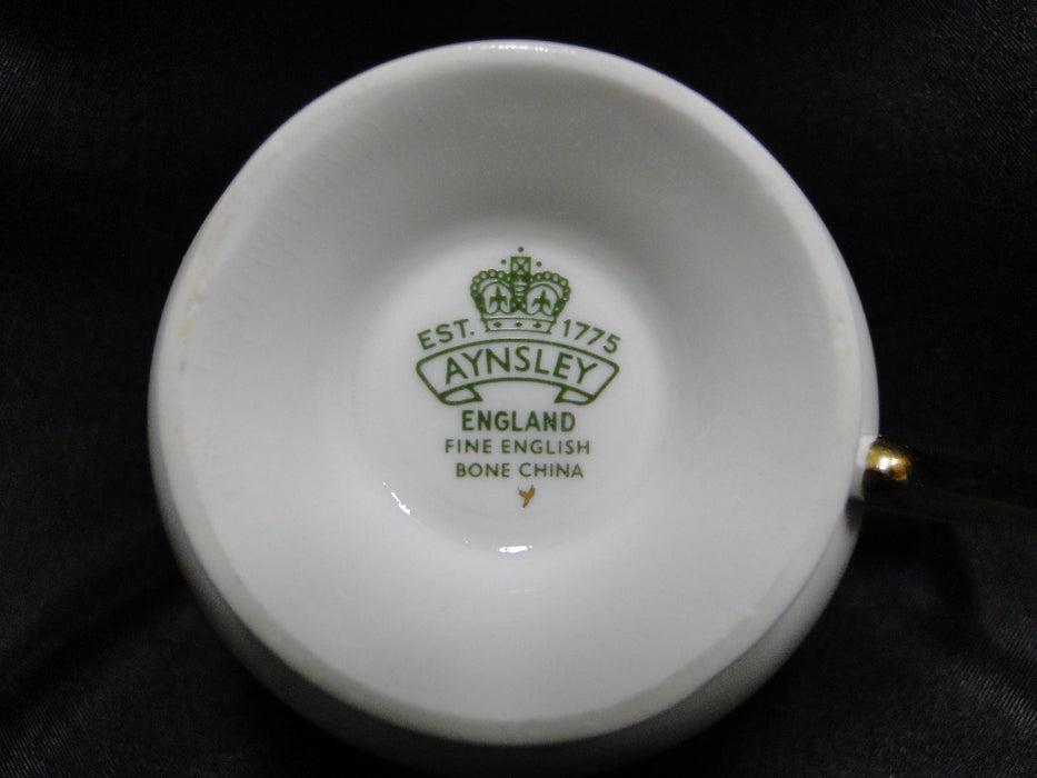 Aynsley Elizabeth, Gold Laurel, Smooth: Cup & Saucer Set (s), 2 1/2" Tall