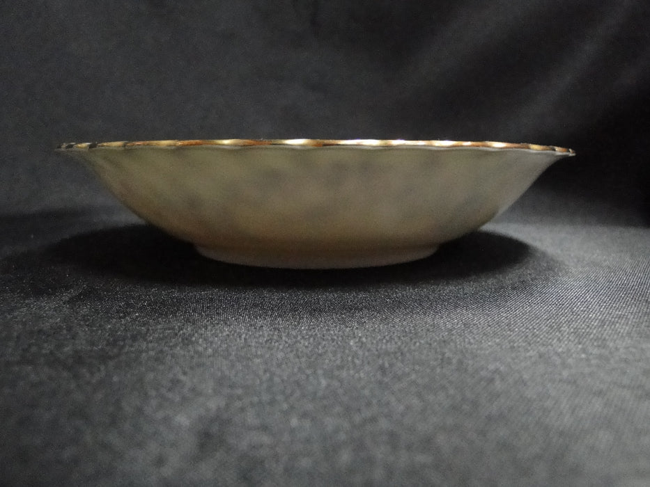 Royal Tettau Duchess Blue Green, Gold Flowers & Trim: Fruit Bowl (s), 5 5/8"
