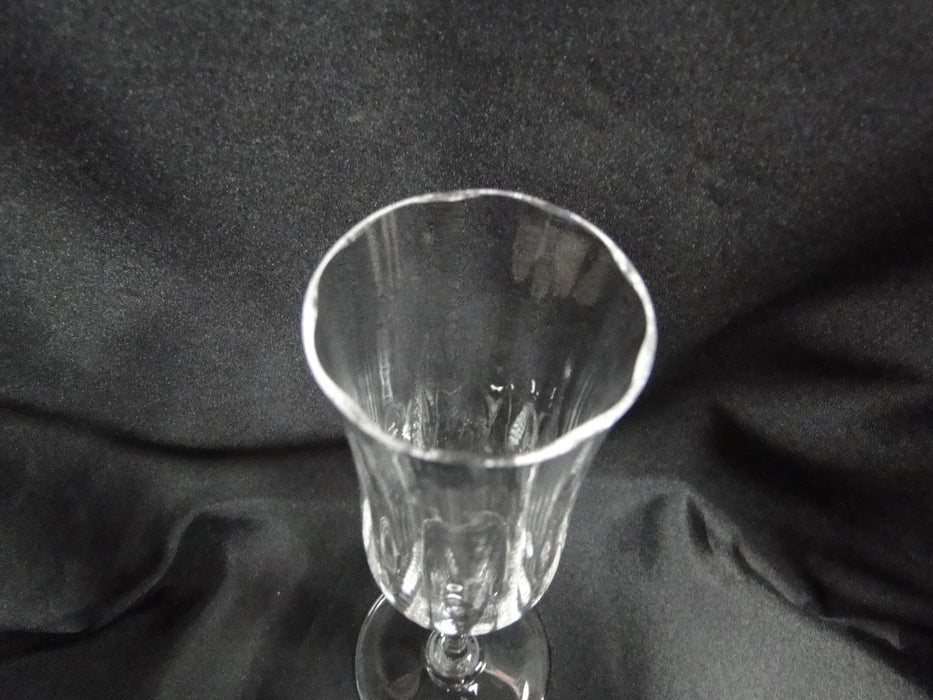 Baccarat Capri, Optic, No Trim: Champagne Flute (s), 7 3/8" Tall