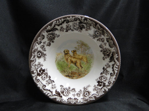 Spode Woodland Golden Retriever: NEW Ascot Salad / Soup Bowl, 8", Box