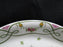 Raynaud Ceralene Guirlandes, Green Line, Flowers: Relish, 9 1/4" x 5 1/8", As Is