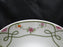 Raynaud Ceralene Guirlandes, Green Line, Flowers: Gravy Boat w/ Attached Plate