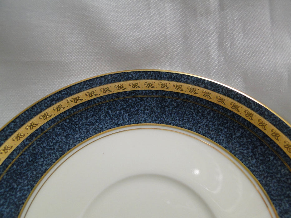 Mikasa Imperial Lapis, Blue Marble Rim, Gold: 5 3/4" Saucer Only, No Cup