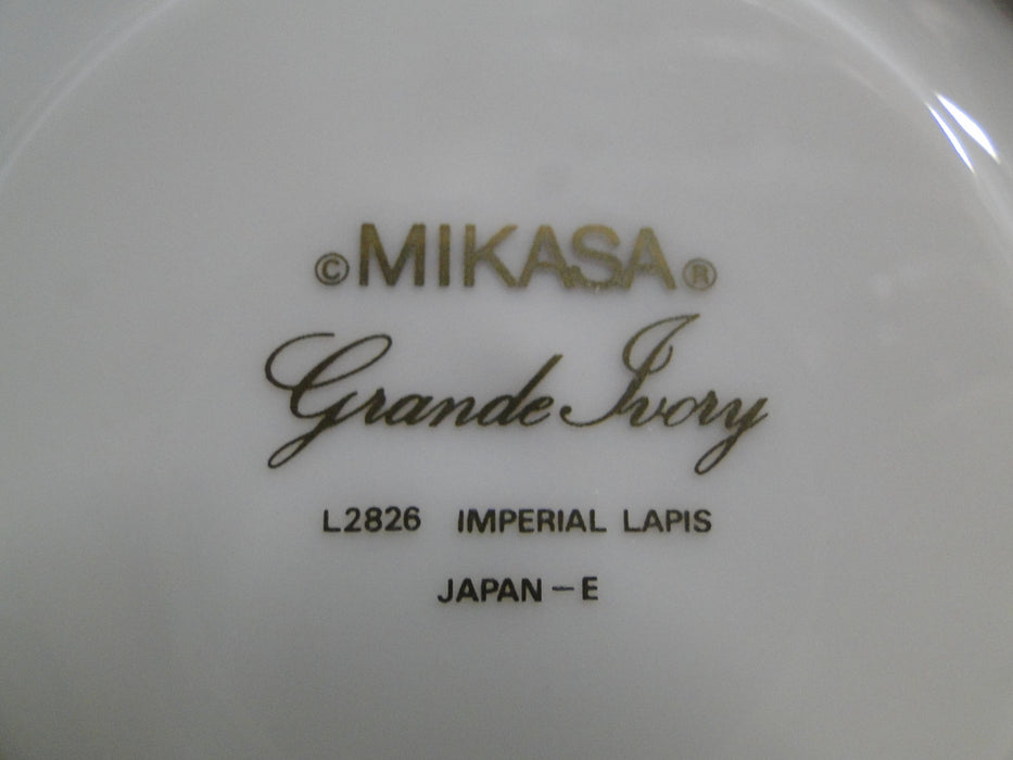 Mikasa Imperial Lapis, Blue Marble Rim, Gold: 5 3/4" Saucer Only, No Cup