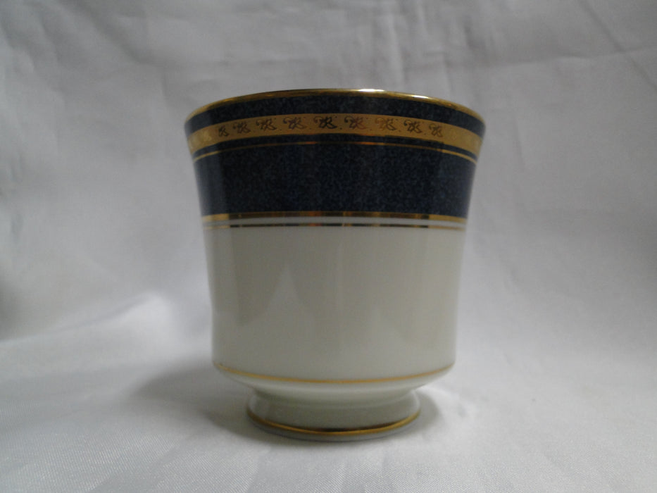 Mikasa Imperial Lapis, Blue Marble Rim, Gold: Cup & Saucer Set (s), 3 1/4" Tall
