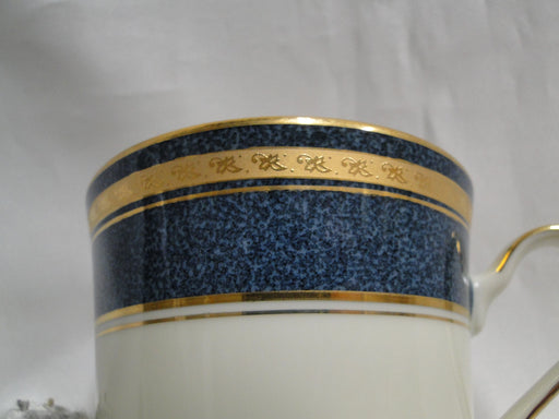 Mikasa Imperial Lapis, Blue Marble Rim, Gold: Cup & Saucer Set (s), 3 1/4" Tall